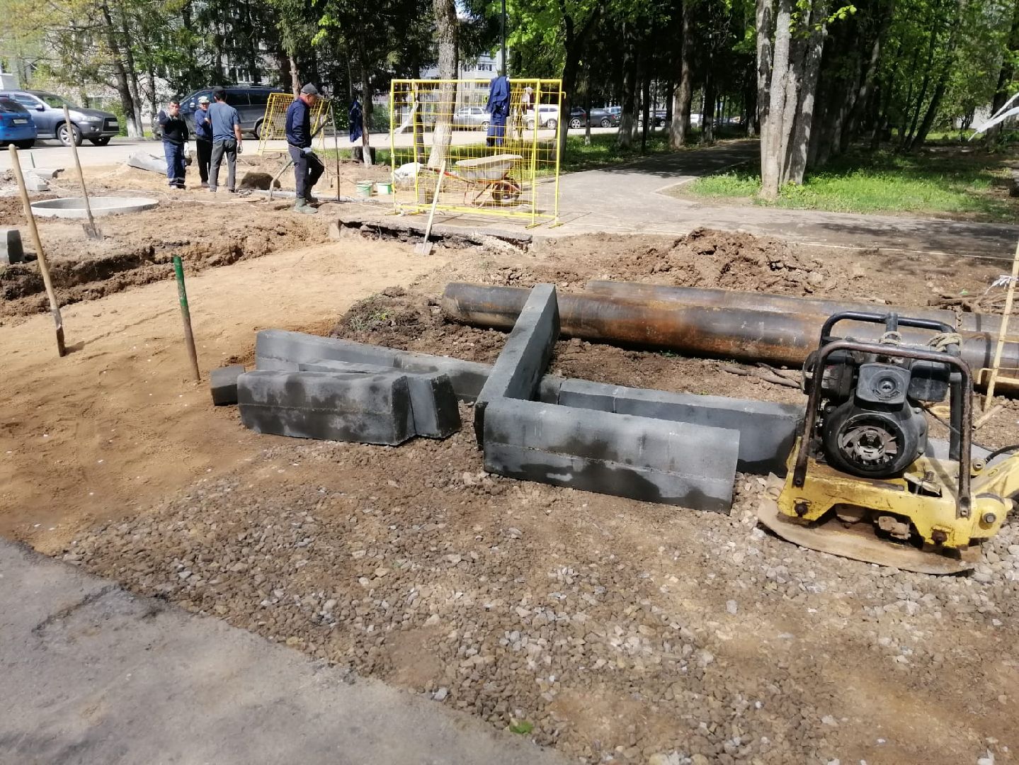 городской округ восход, благоустройство, расширение дороги,