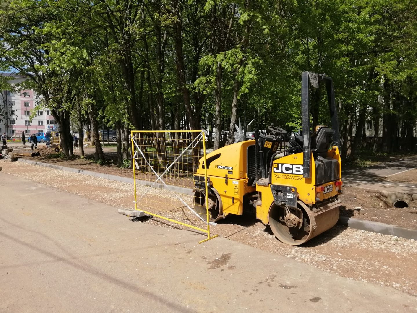 городской округ восход, благоустройство, расширение дороги,