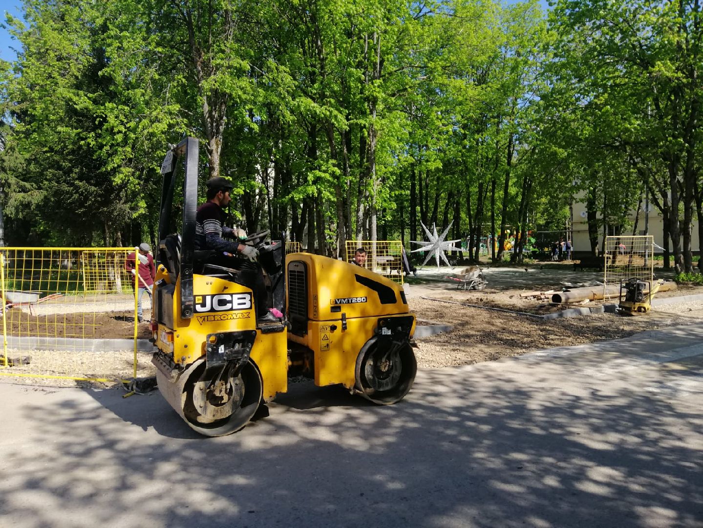 городской округ восход, благоустройство, расширение дороги,