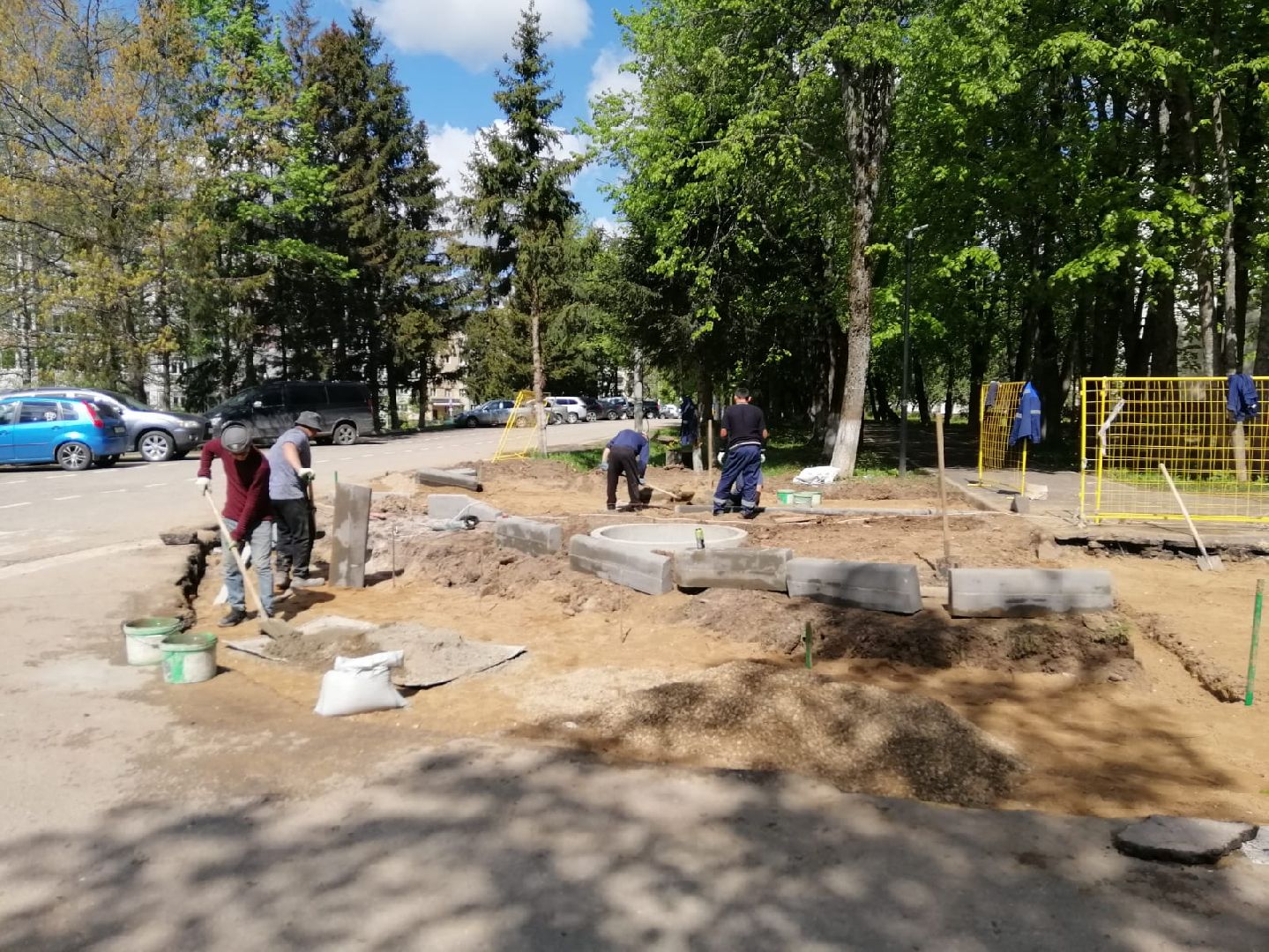 городской округ восход, благоустройство, расширение дороги,