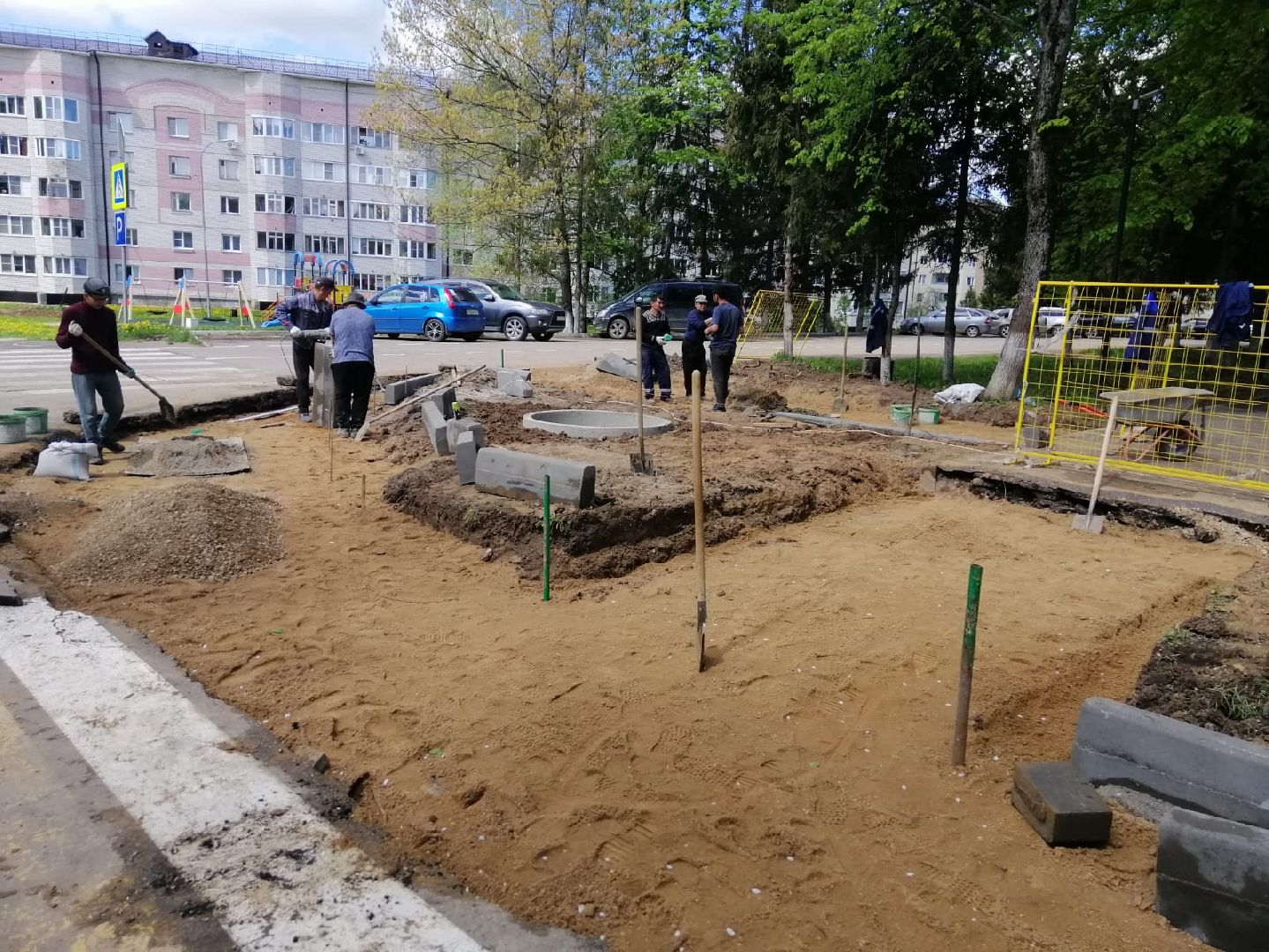 городской округ восход, благоустройство, расширение дороги,