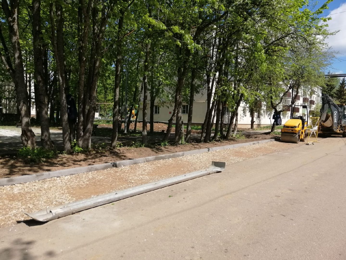 городской округ восход, благоустройство, расширение дороги,