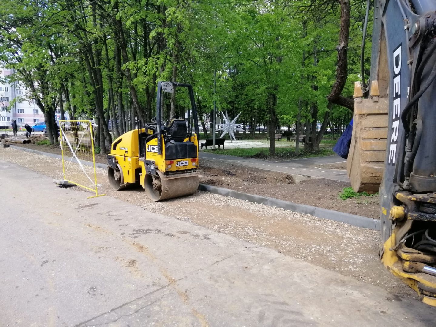 городской округ восход, благоустройство, расширение дороги,