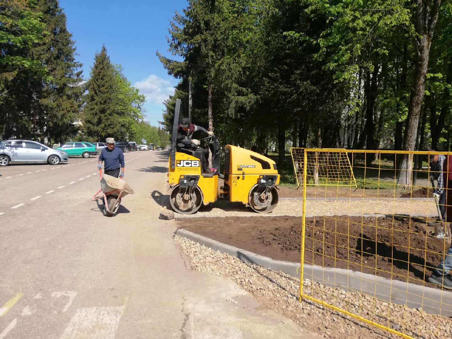 городской округ восход, благоустройство, расширение дороги,