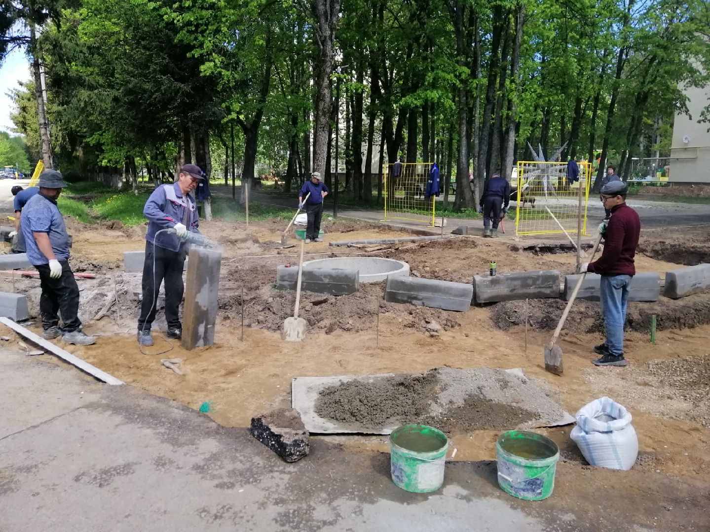 городской округ восход, благоустройство, расширение дороги,