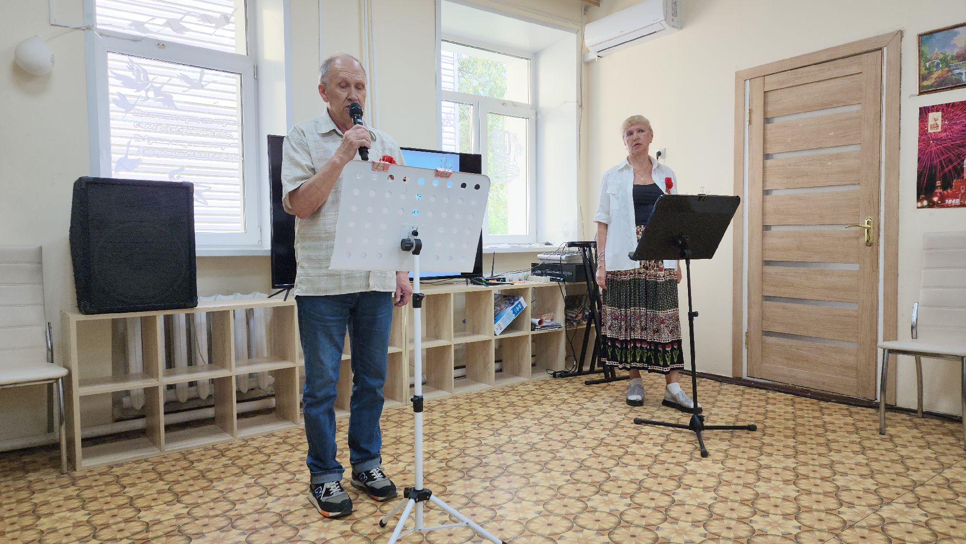 пушкино, центр социального обслуживания, 80 - летие победы, поэтический вечер, стихи о вов, песни победы, песни под гитару,активное долголетие,вертикалки,