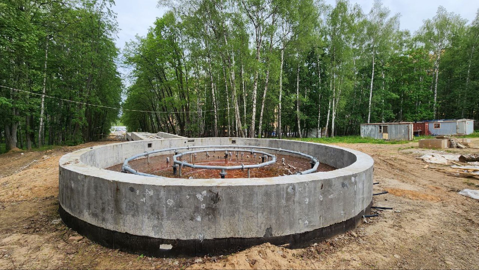 Дмитров, Парк Березовая роща, Реконструкция фонтана, Минблаго,