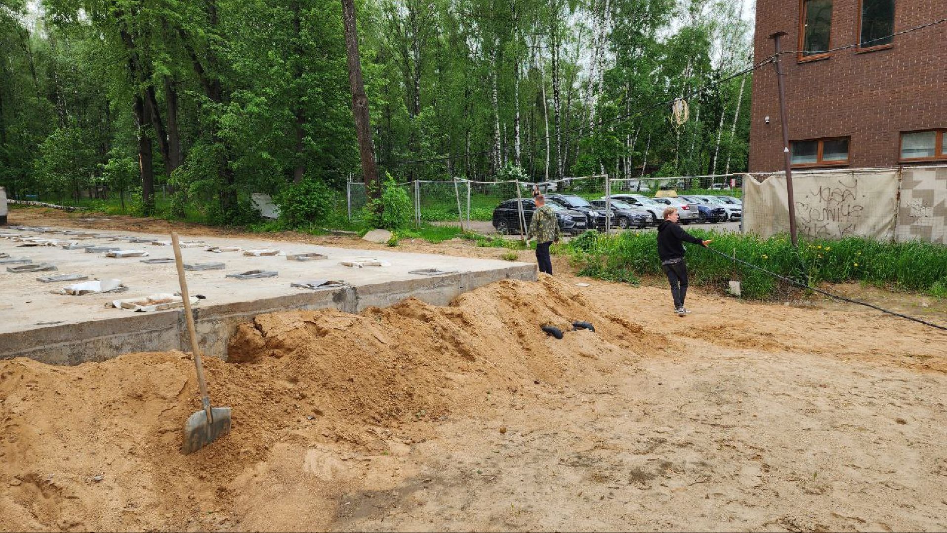 Дмитров, Парк Березовая роща, Реконструкция фонтана, Минблаго,