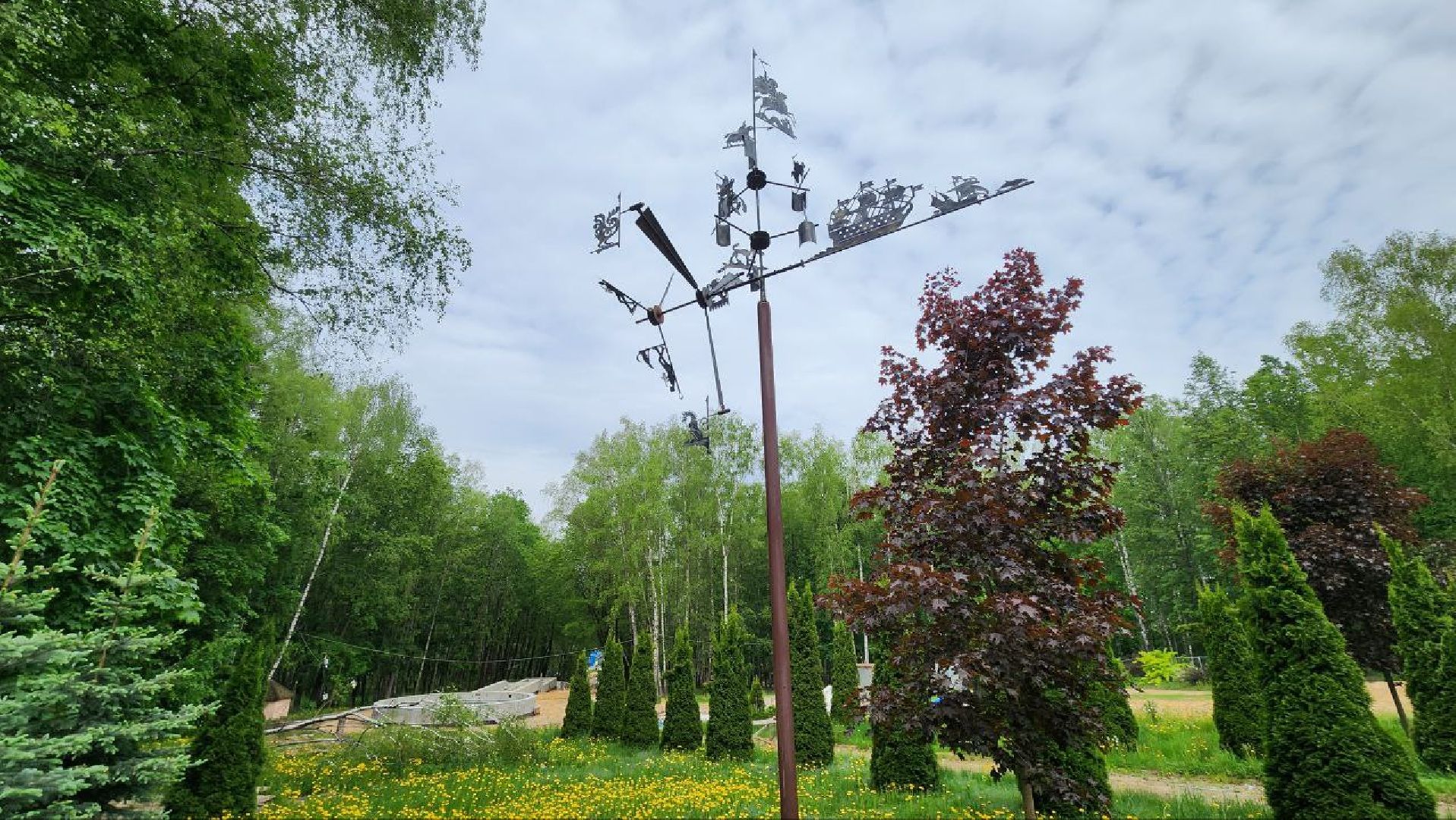 Дмитров, Парк Березовая роща, Реконструкция фонтана, Минблаго,