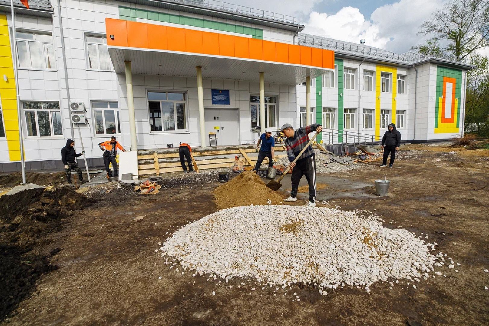 Благоустройство, школа, Ликино-Дулево, Орехово-Зуево