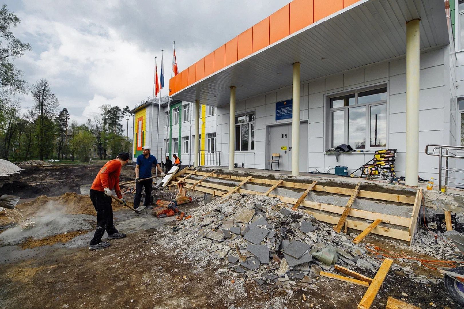 Благоустройство, школа, Ликино-Дулево, Орехово-Зуево