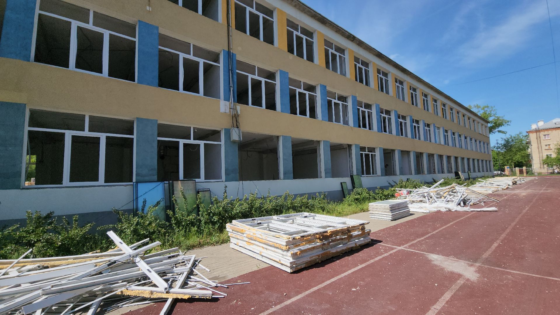 серпухов, подмосковье, капремонт школы,