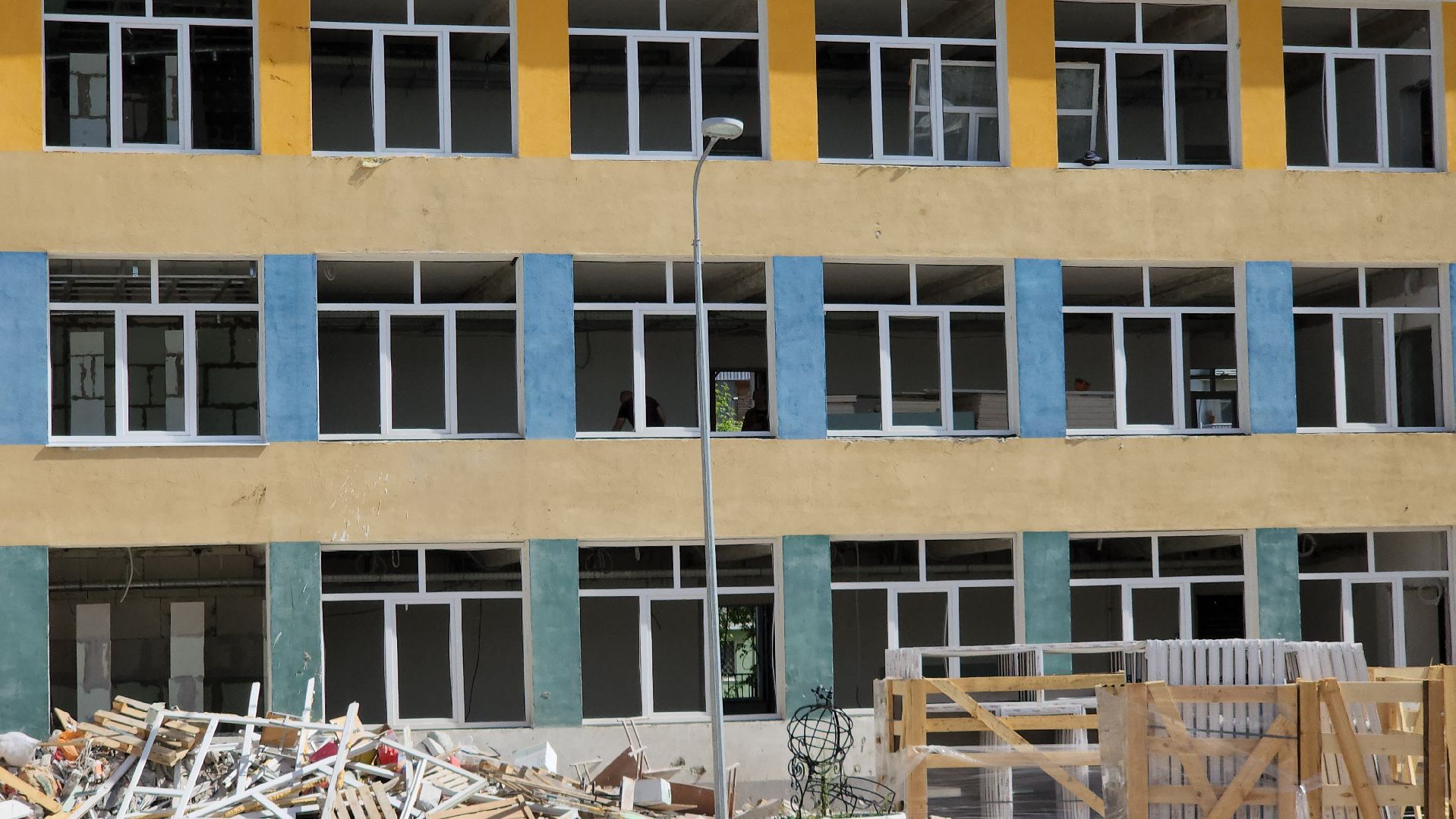 серпухов, подмосковье, капремонт школы,