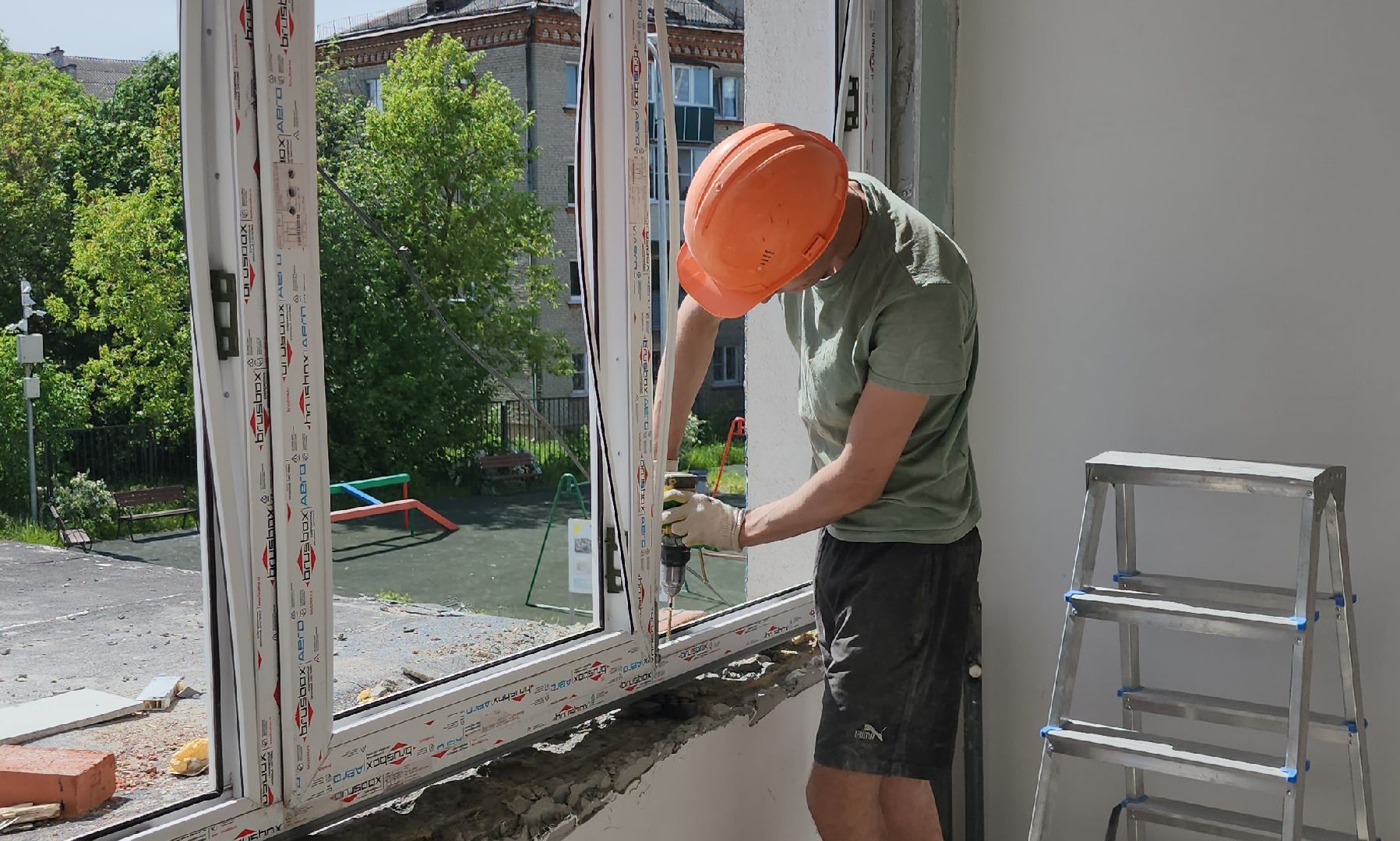 серпухов, подмосковье, капремонт школы,