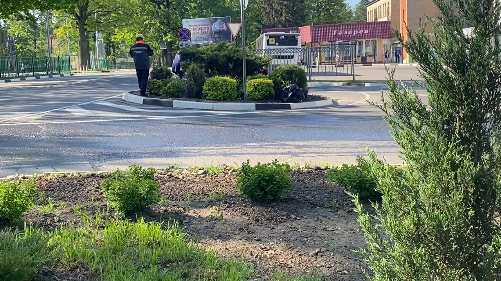 городская клумба, благоустройство власиха, уход за растениями, обрезка кустарника, власиха благоустройство территории,