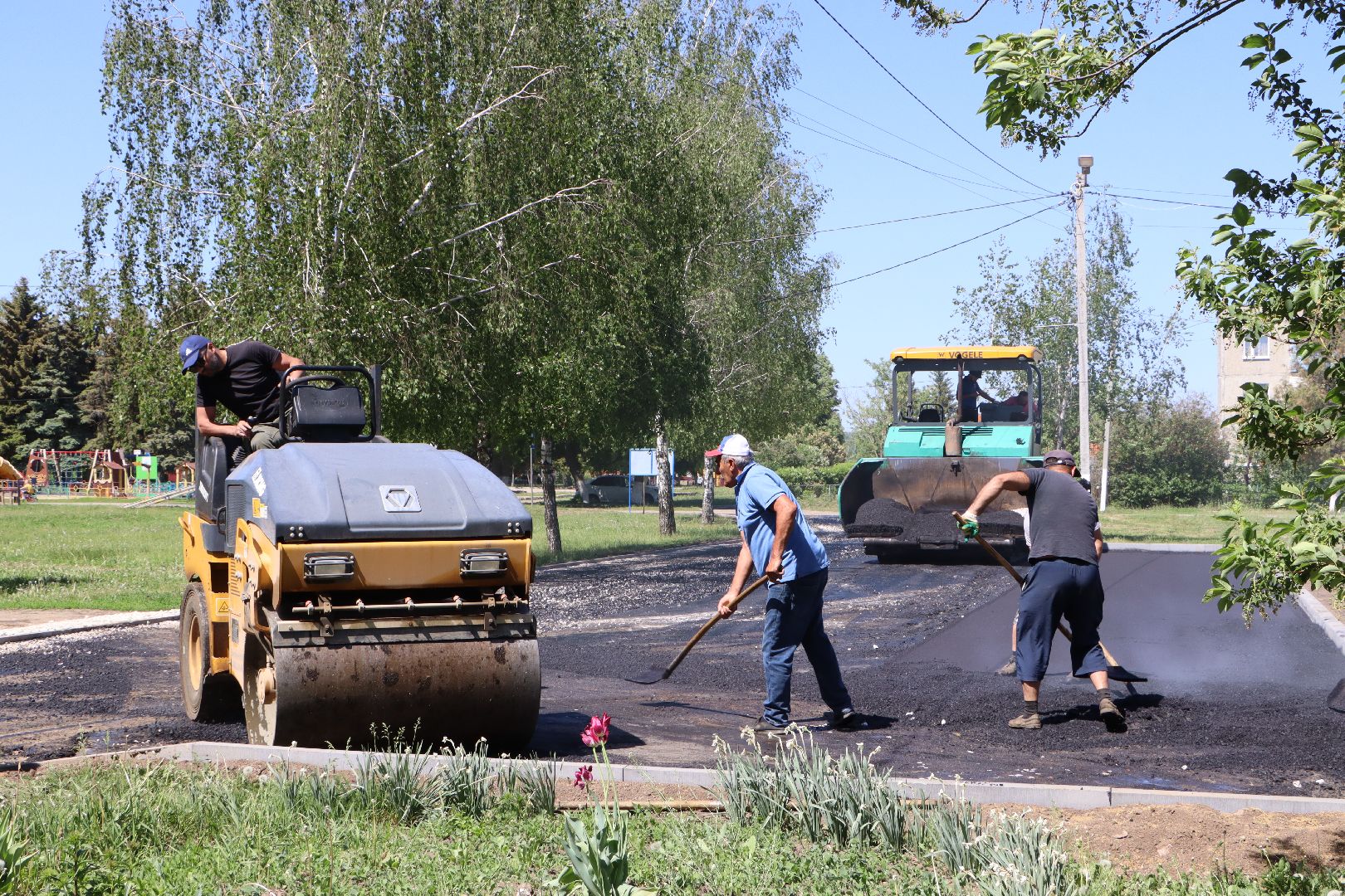 серебряные пруды, шеметово, комплексное благоустройство двора,