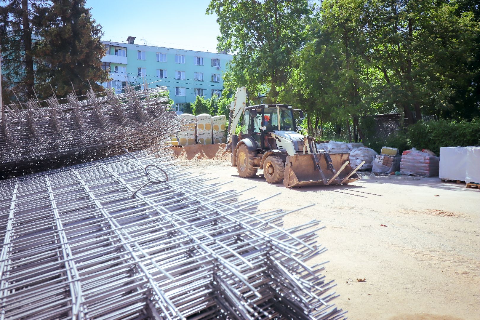 клин, общество, строительство, ремонт школы,