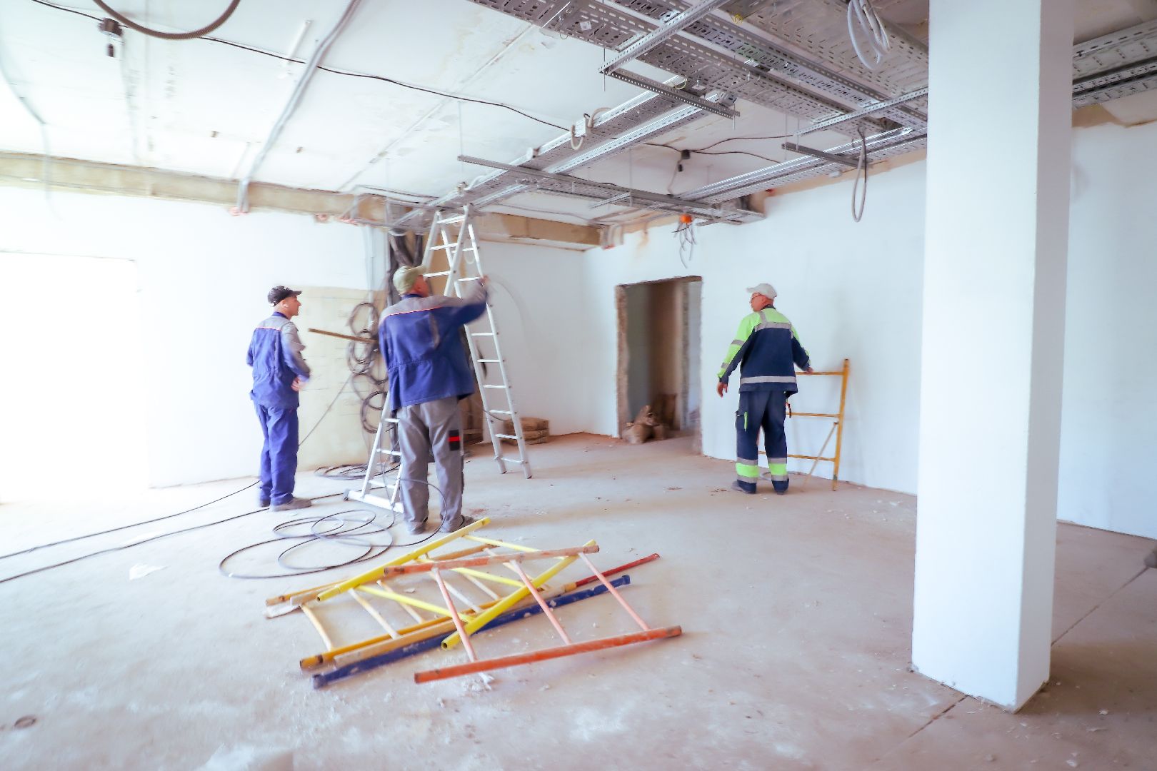 клин, общество, строительство, ремонт школы,