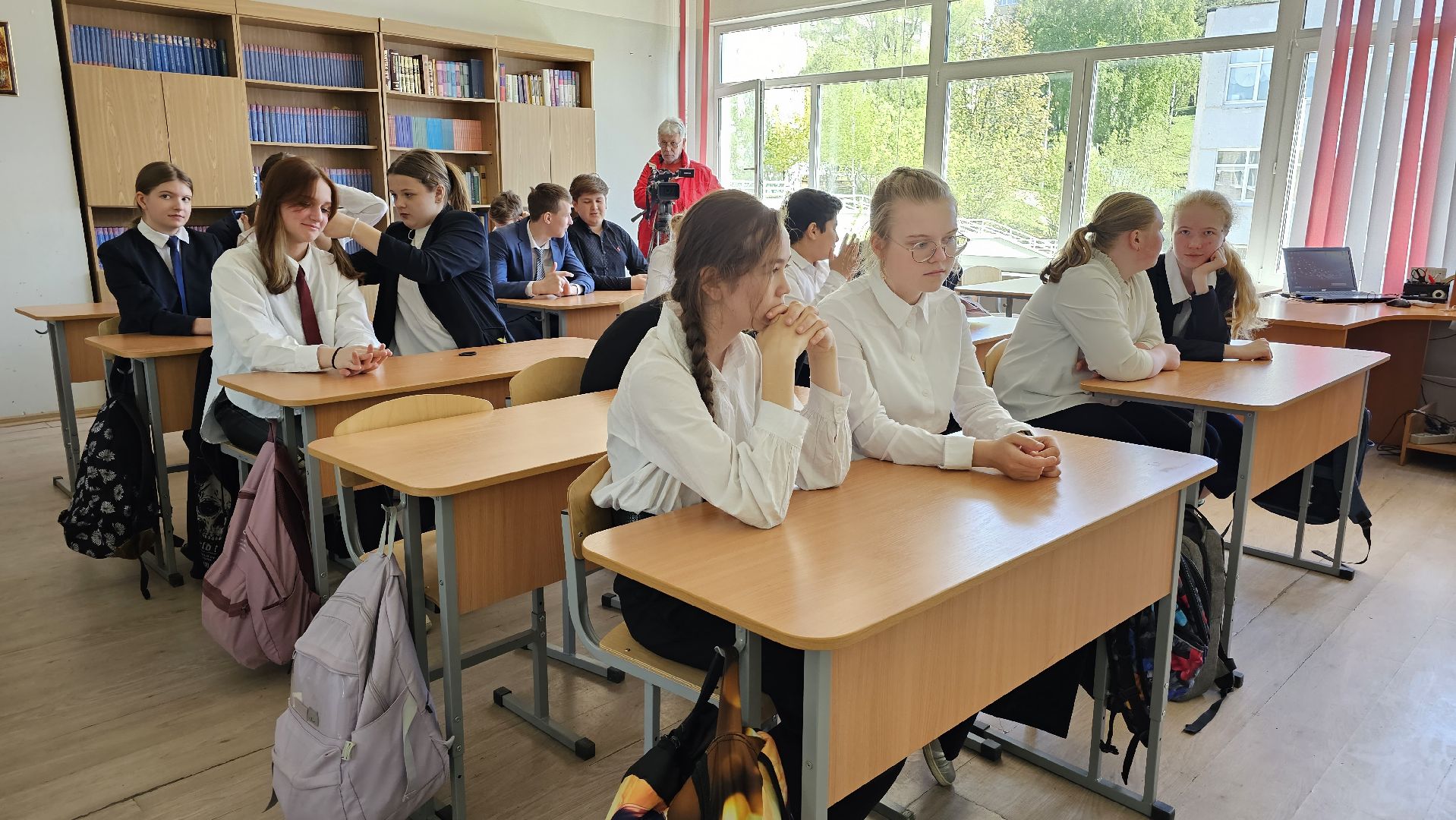 День Победы, урок мужества, георгиевская лента, Дзержинский