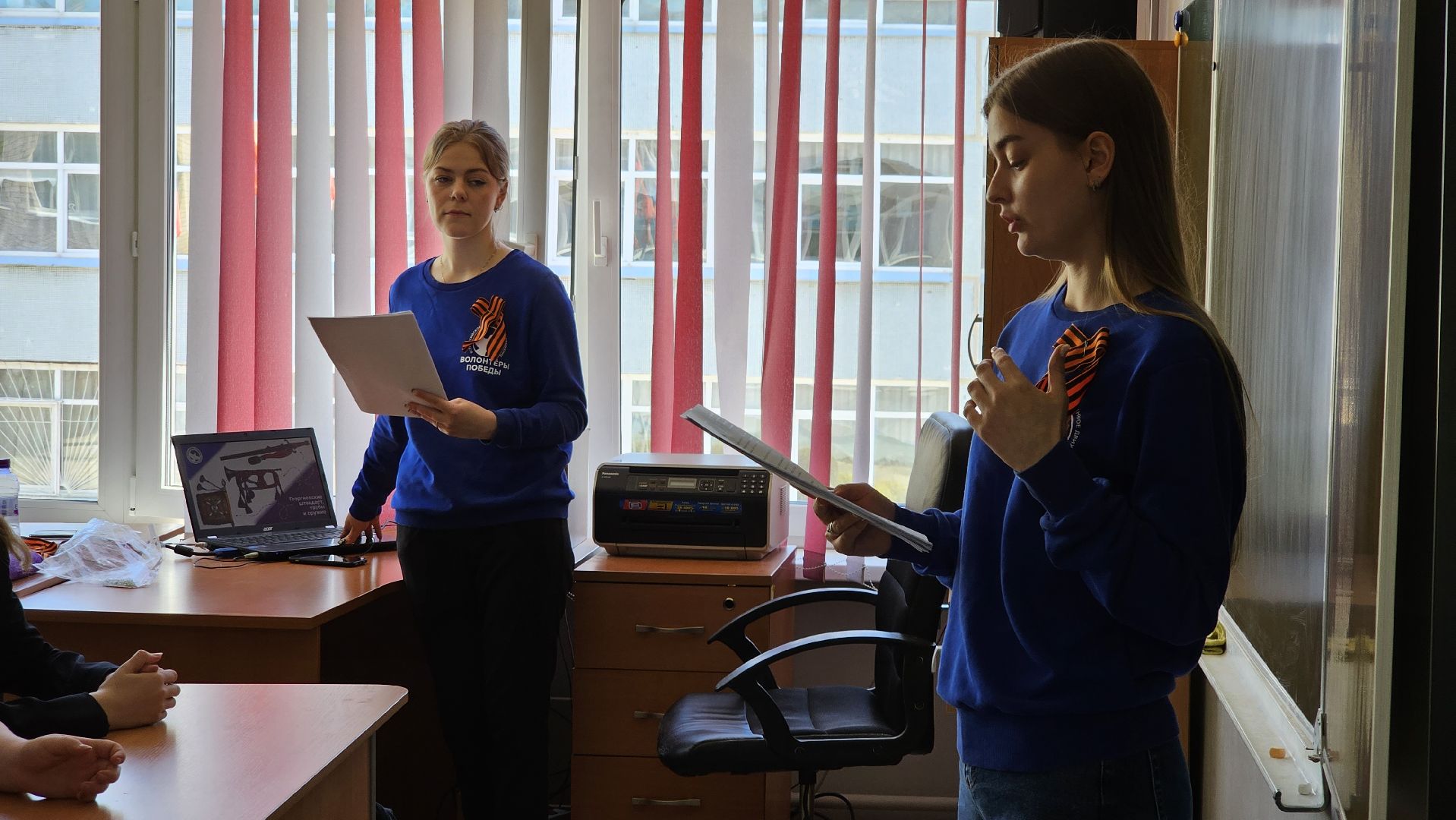 День Победы, урок мужества, георгиевская лента, Дзержинский