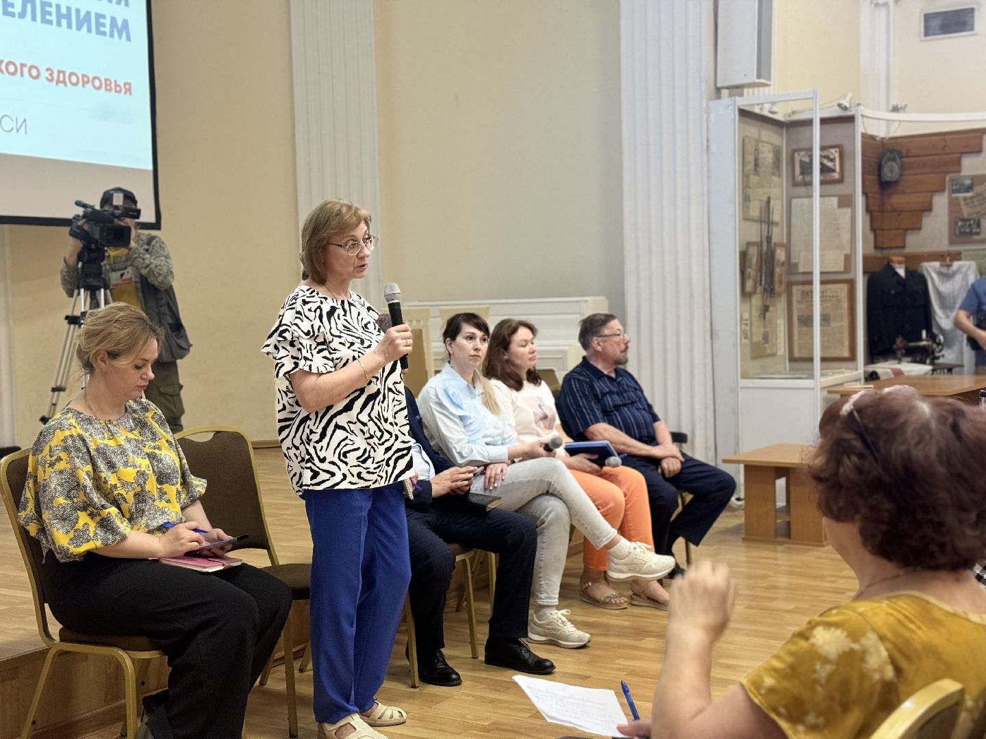 встреча врачей с жителями , ленинский городской округ, видновская клиническая больница,