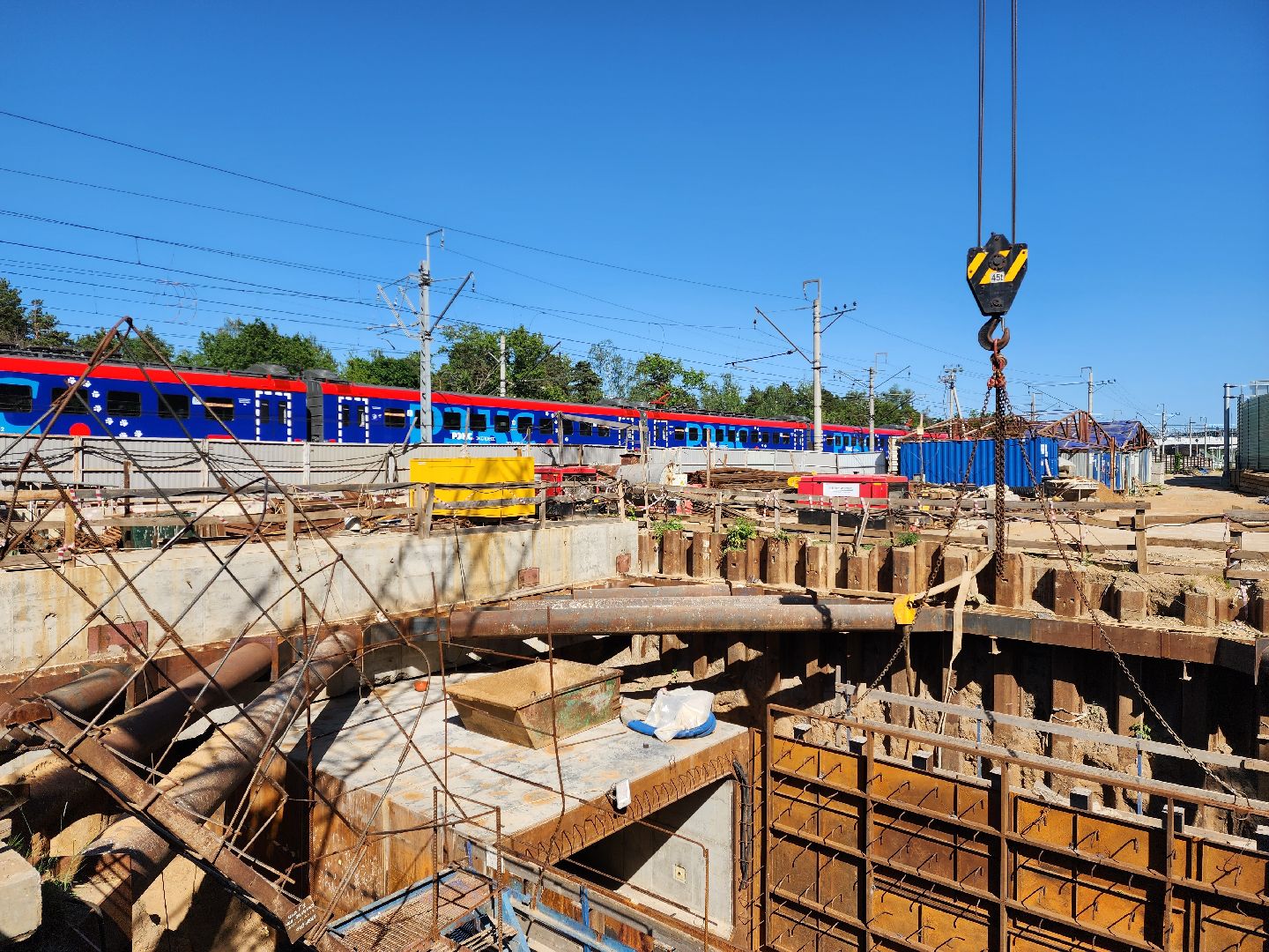 раменское, строительство, подземный пешеходный переход в удельной,