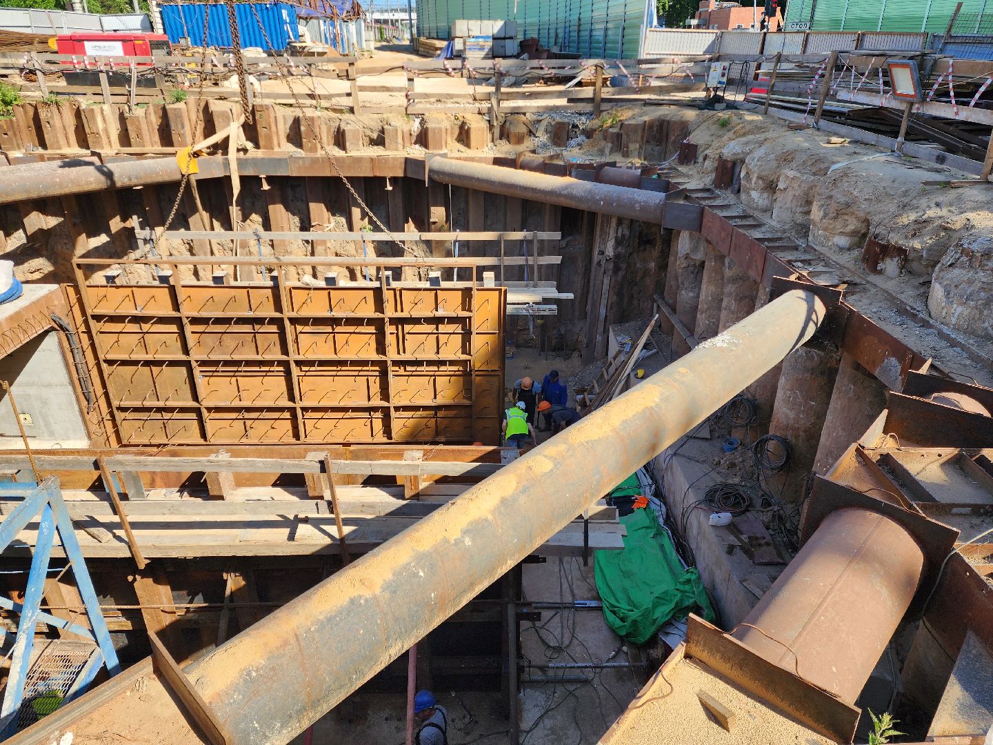 раменское, строительство, подземный пешеходный переход в удельной,