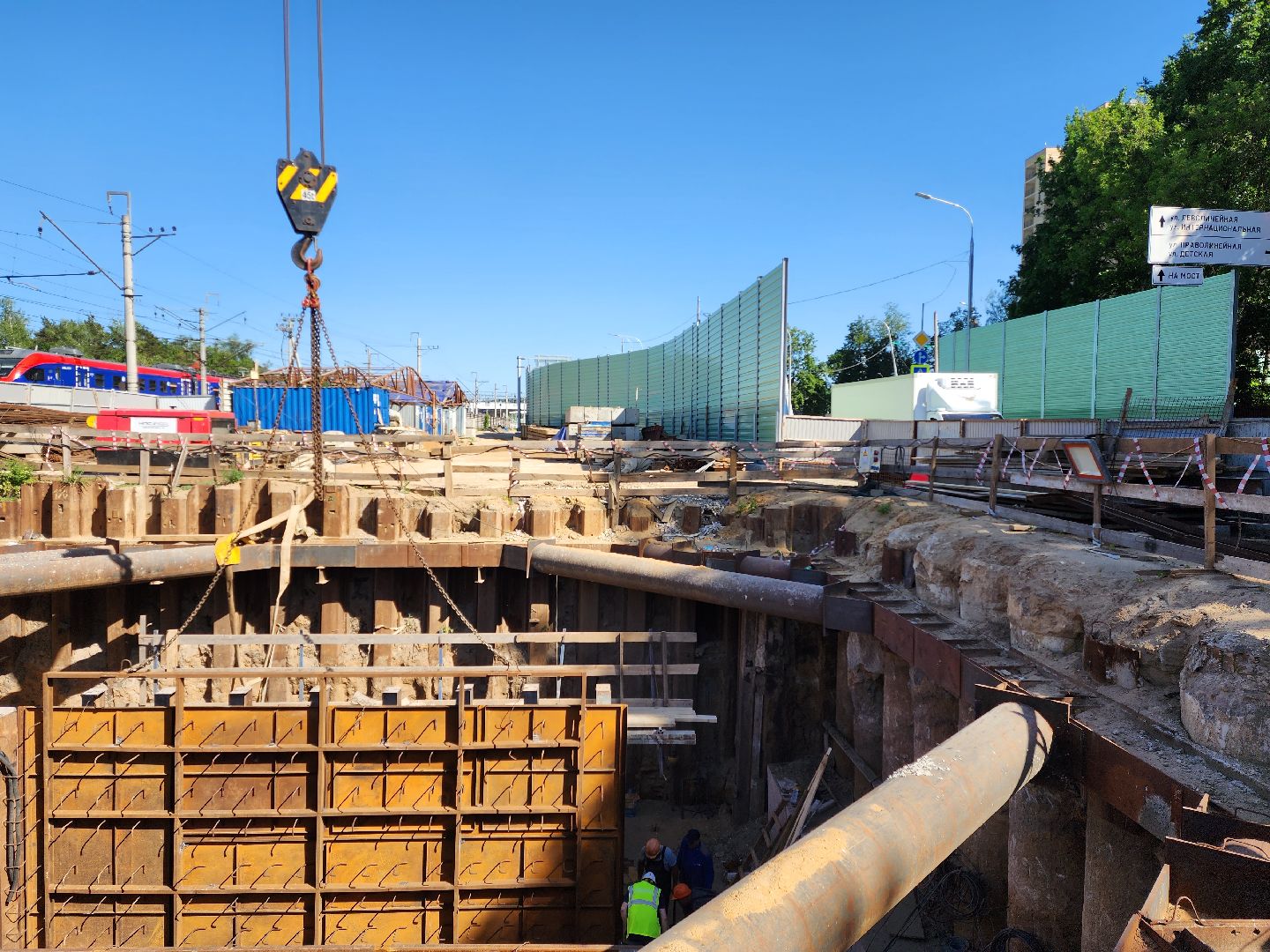 раменское, строительство, подземный пешеходный переход в удельной,