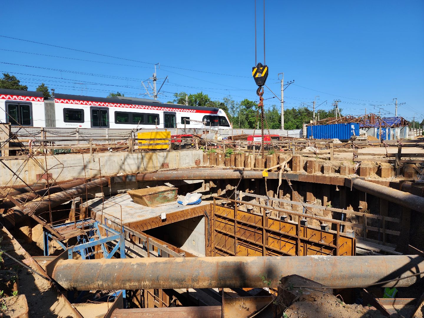 раменское, строительство, подземный пешеходный переход в удельной,