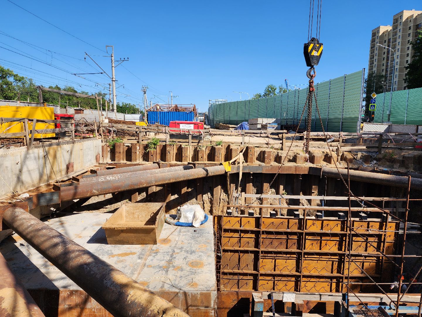 раменское, строительство, подземный пешеходный переход в удельной,