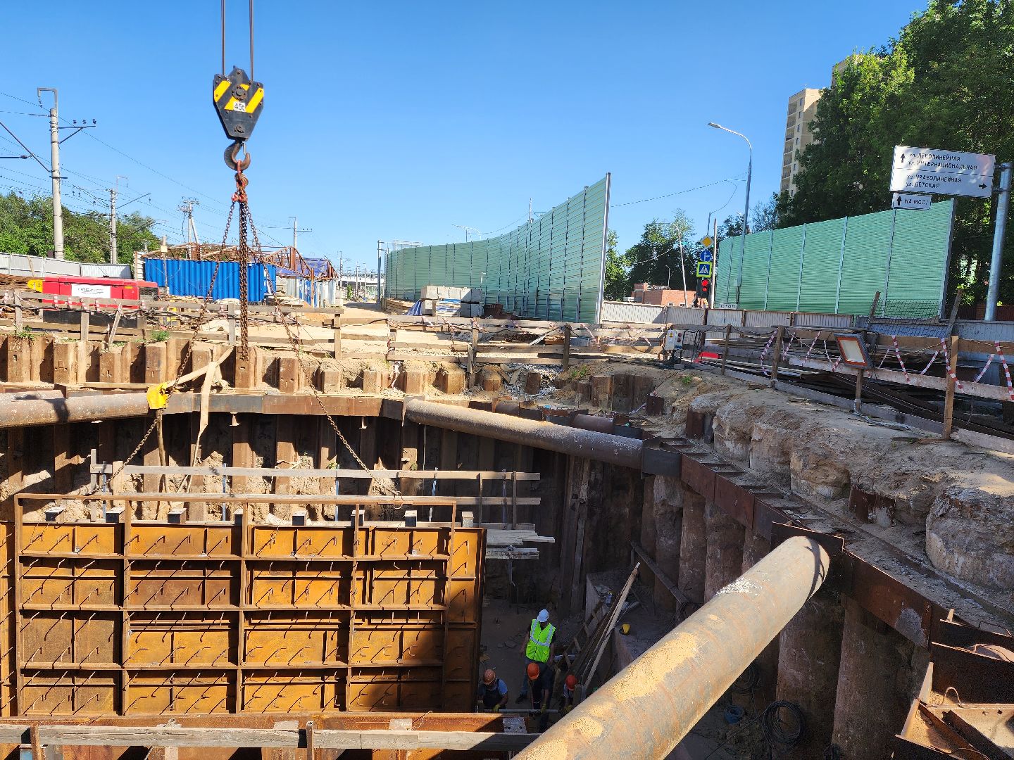 раменское, строительство, подземный пешеходный переход в удельной,