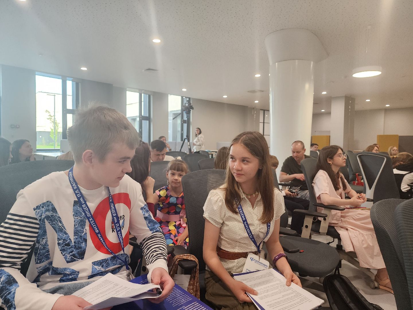 долгопрудный, технопарк физтех-лицея, юные журналисты, защита проектов, дети, кружки,