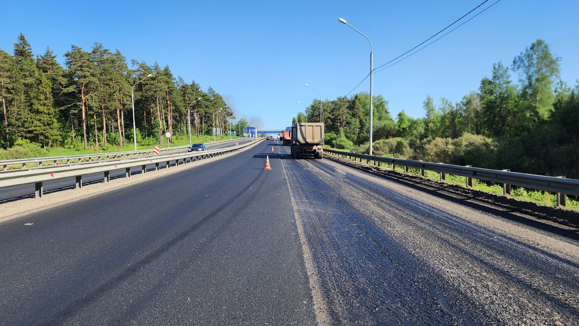 солнечногорск, дороги, м-10, ленинградское шоссе, новый асфальт,