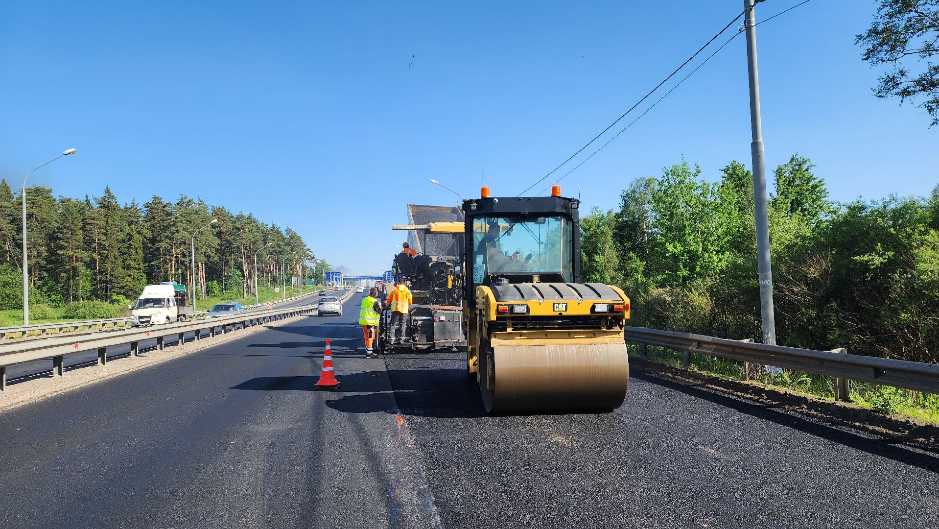 солнечногорск, дороги, м-10, ленинградское шоссе, новый асфальт,