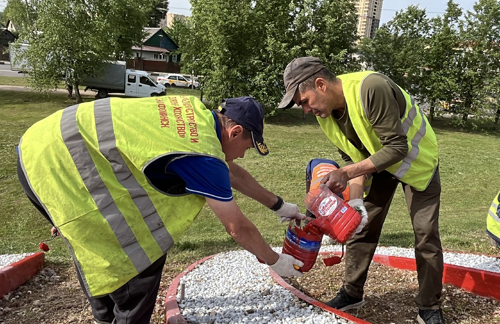 наро-фоминск, благоустройство 2025, мбу благоустройство и дорожное хозяйство, декоративное панно,