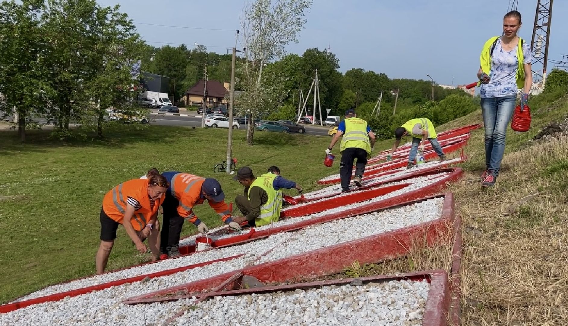 наро-фоминск, благоустройство 2025, мбу благоустройство и дорожное хозяйство, декоративное панно,