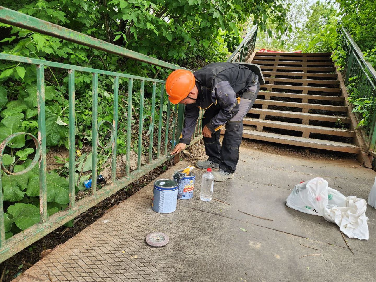 солнечногорск, мост, ремонт, жители , рабочие,