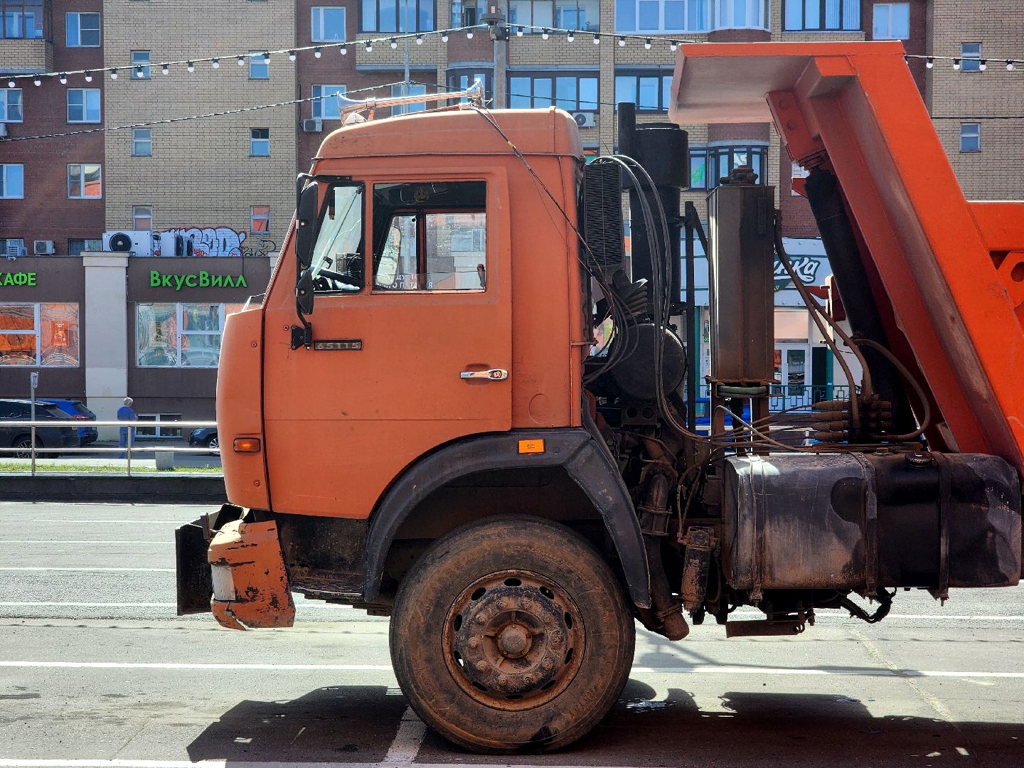 дубна, трк маяк,  ремонт дороги,