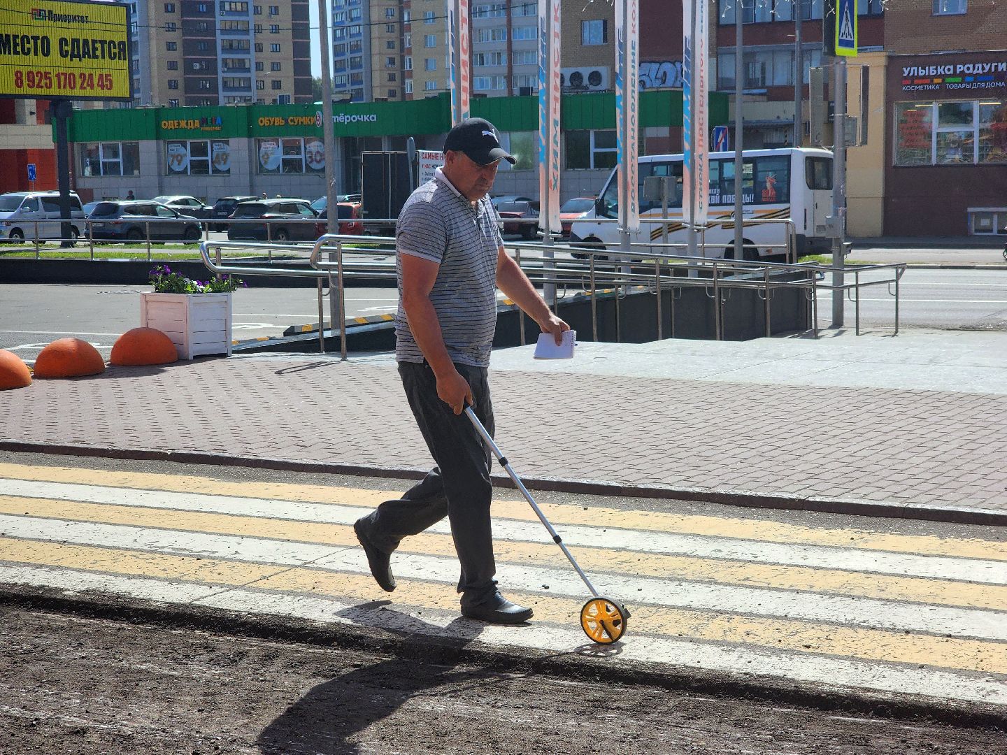 дубна, трк маяк,  ремонт дороги,