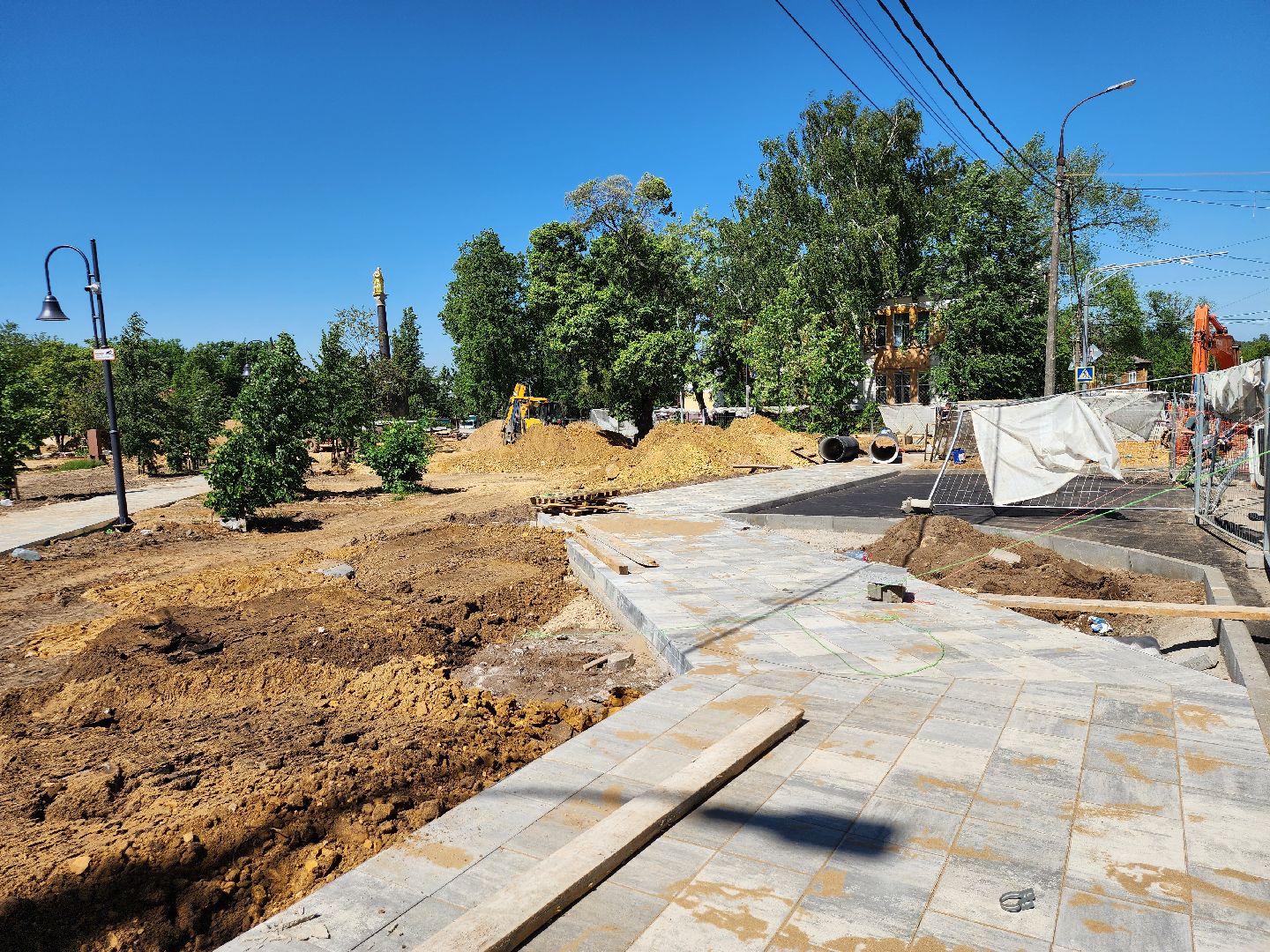благоустройство,  реконструкция, сквер бугрова, ногинск, богородский городской округ,