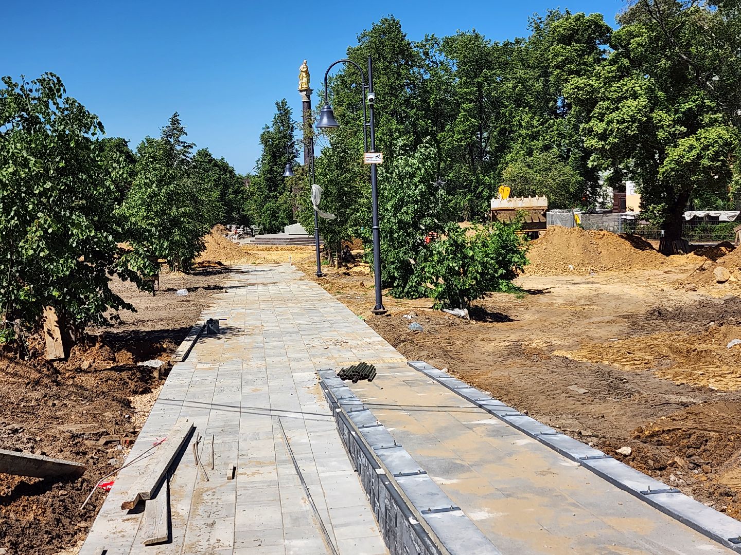 благоустройство,  реконструкция, сквер бугрова, ногинск, богородский городской округ,