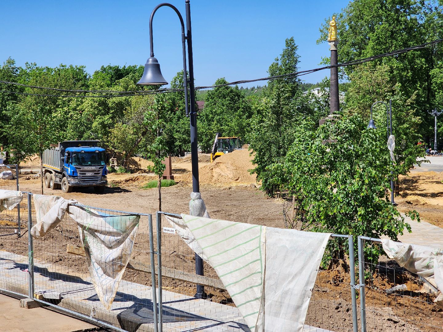 благоустройство,  реконструкция, сквер бугрова, ногинск, богородский городской округ,