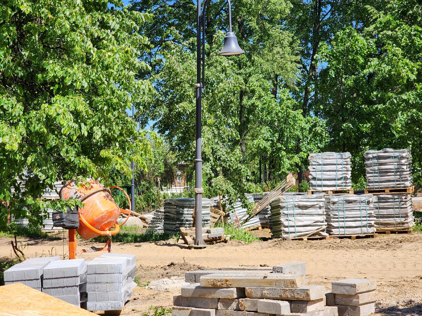 благоустройство,  реконструкция, сквер бугрова, ногинск, богородский городской округ,