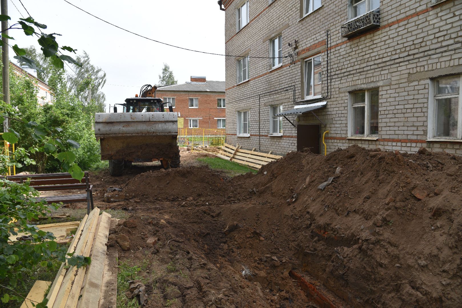 лотошино, теплотрасса, трубы, жкх,