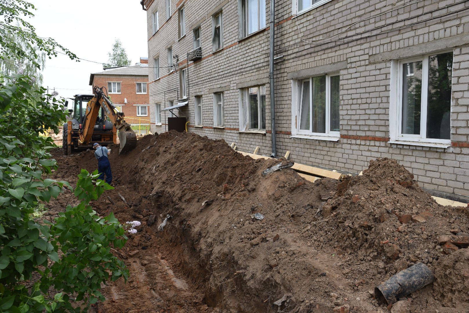 лотошино, теплотрасса, трубы, жкх,