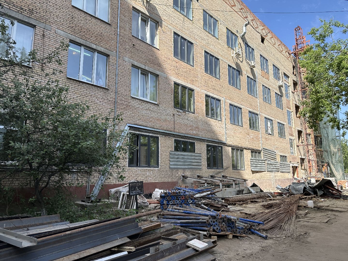 капитальный ремонт поликлиники, пушкинский городской округ, ивантеевка, здравоохранение,