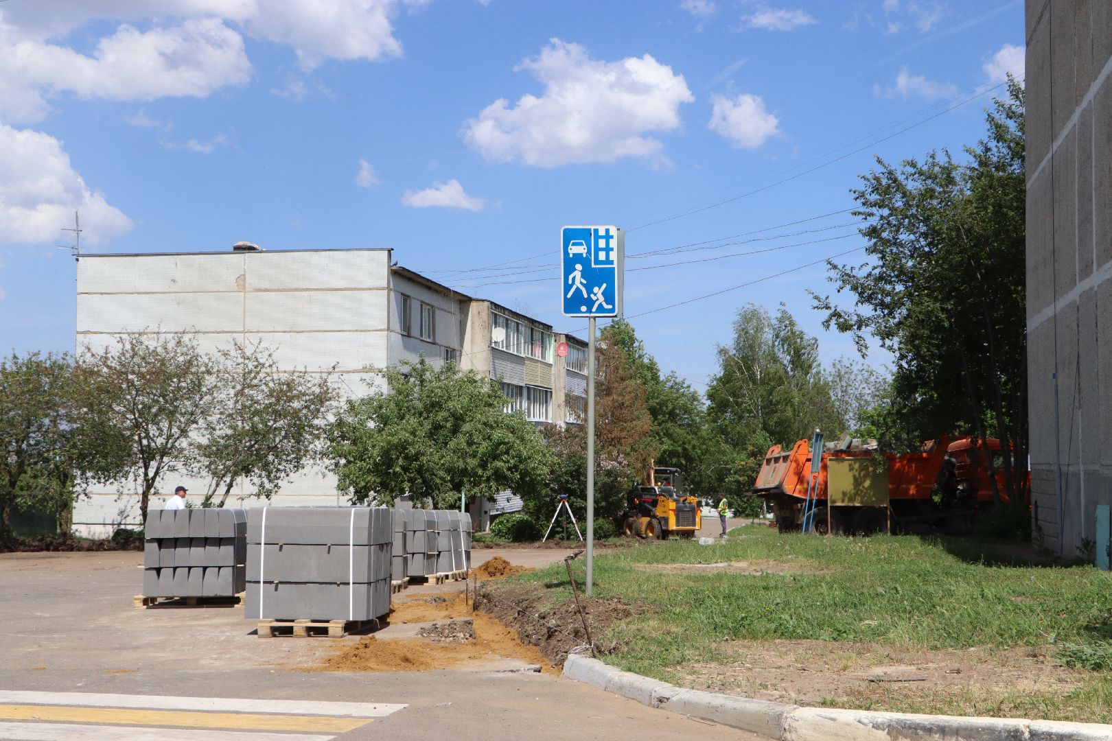 серебряные пруды, успенский, улица запрудная, комплексное благоустройство двора,