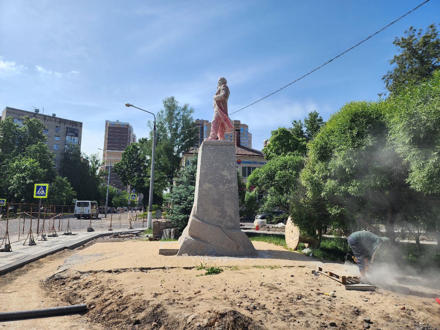королёв, благоустройство сквера в королеве , ркк энергия,