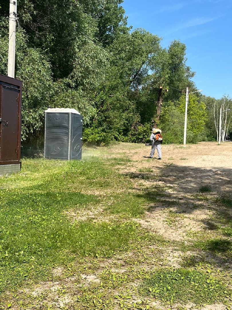 благоустройство, шатурский округ, окос травы,