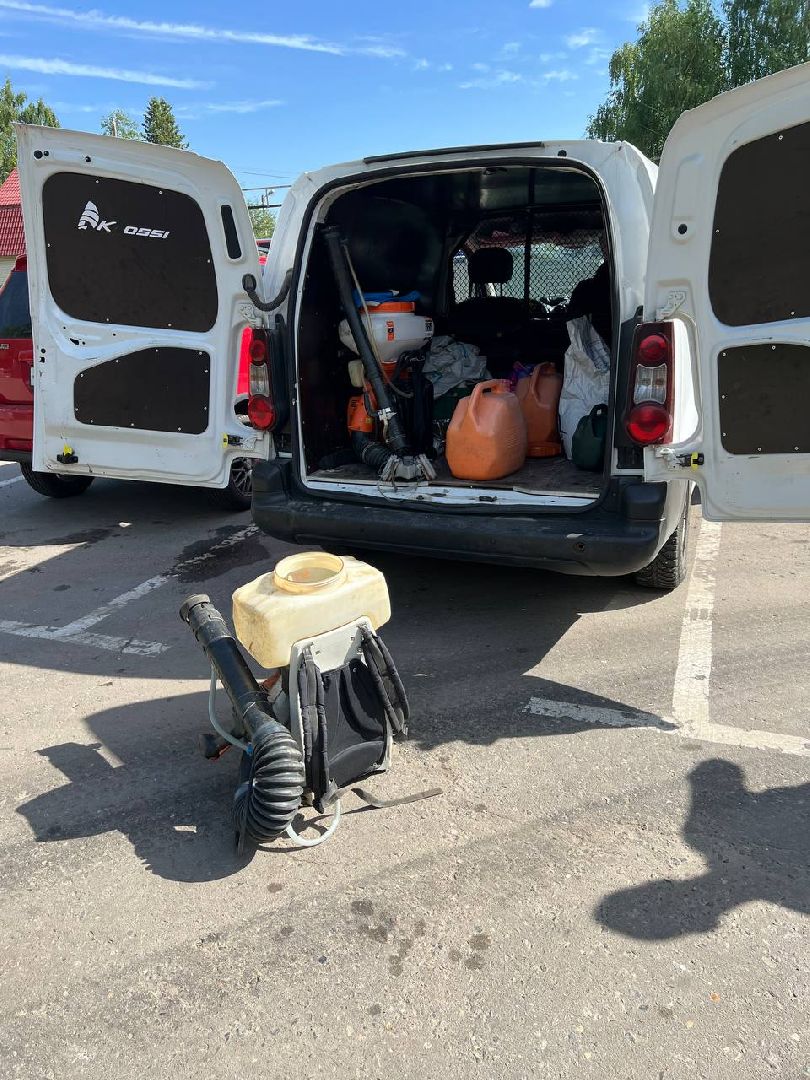 благоустройство, шатурский округ, окос травы,